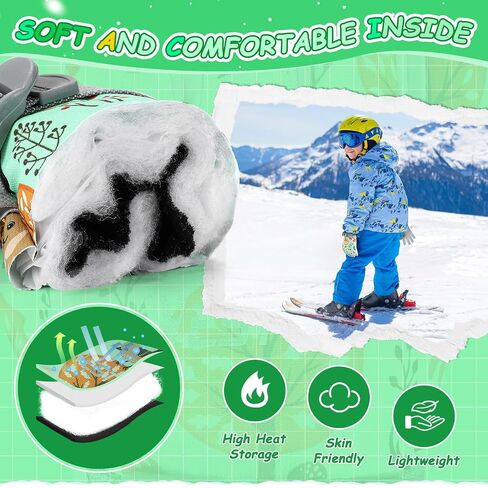 Winter Gloves for Boys Girls Kids Snow Gloves Toddler Waterproof Gloves for Snowboarding in Saudi Arabia