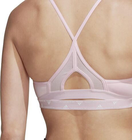 adidas Aeroreact Training Light Support Bra Black SM A-C in Kuwait