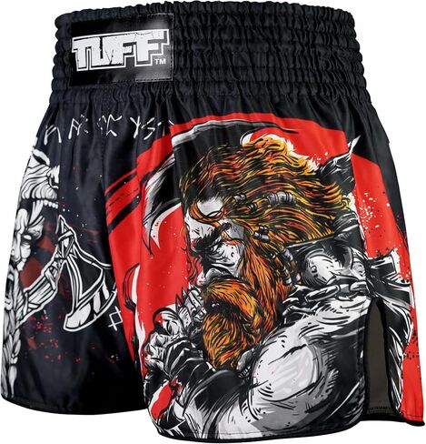 Tuff Sport Muay Thai Boxing Shorts Retro Shorts Classic Slim Cut MMA Kickboxing Workout Set Training in Saudi Arabia