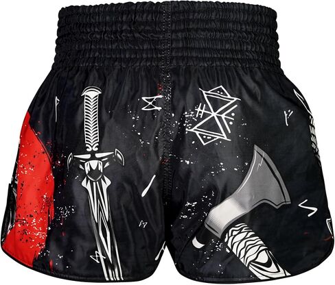 Tuff Sport Muay Thai Boxing Shorts Retro Shorts Classic Slim Cut MMA Kickboxing Workout Set Training in Saudi Arabia