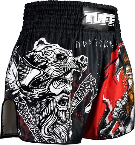 Tuff Sport Muay Thai Boxing Shorts Retro Shorts Classic Slim Cut MMA Kickboxing Workout Set Training in Saudi Arabia