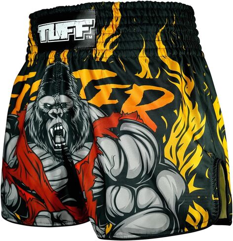 Tuff Sport Muay Thai Boxing Shorts Retro Shorts Classic Slim Cut MMA Kickboxing Workout Set Training in Saudi Arabia