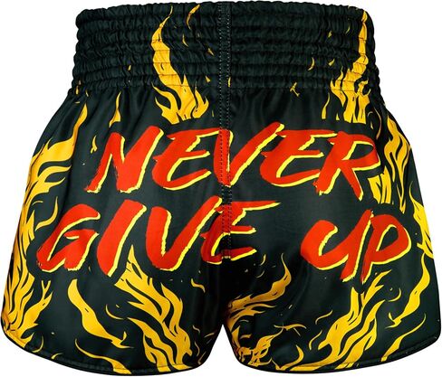 Tuff Sport Muay Thai Boxing Shorts Retro Shorts Classic Slim Cut MMA Kickboxing Workout Set Training in Saudi Arabia