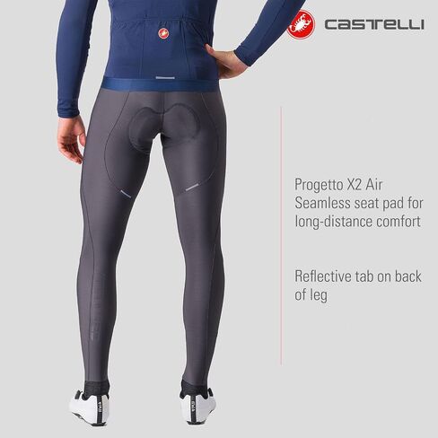 مريلة Espresso Bibtight للرجال من Castelli، مريلة مسامية لركوب الدراجات على الطرق مع وسادة مقعد احترافية/شامواه لركوب الدراجات والسباقات in Saudi Arabia
