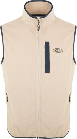 Drake Waterfowl Camp Fleece Vest in Kuwait