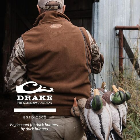 Drake Waterfowl Camp Fleece Vest in Kuwait