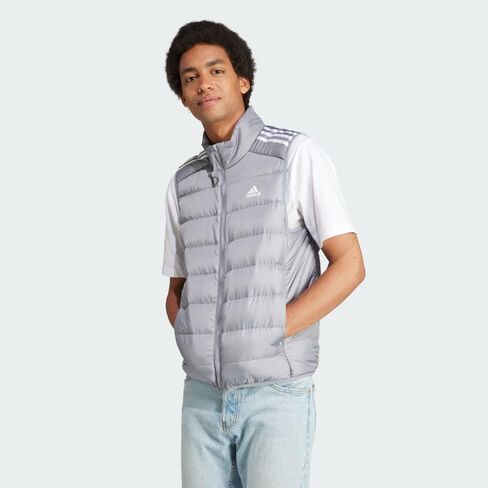 adidas Men's Essentials 3-Stripes Light Down Vest in Saudi Arabia