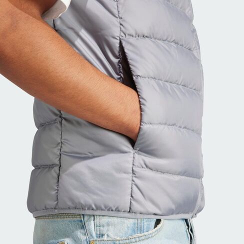 adidas Men's Essentials 3-Stripes Light Down Vest in Saudi Arabia