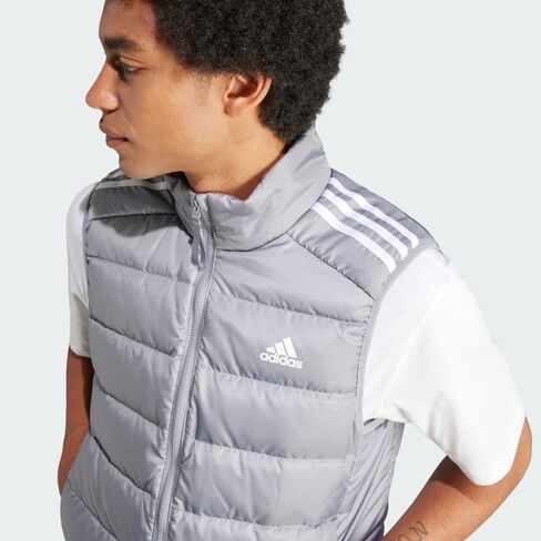 adidas Men's Essentials 3-Stripes Light Down Vest in Saudi Arabia