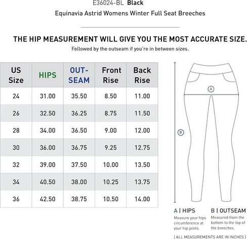 Equinavia Astrid Womens Fleece Lined English Winter Full Seat Riding Breeches in Kuwait