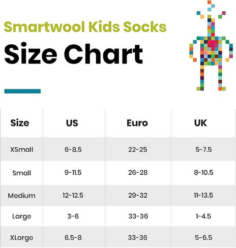 Smartwool Boys' Full Cushion Polar Bear Pattern Over The Calf Socks (Toddler/Little Big Kid) in Saudi Arabia