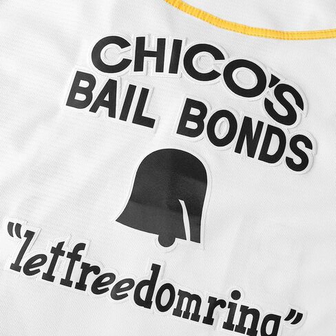 قمصان بيسبول للشباب للأولاد، Bad News Bears 3 Kelly Leak 1976 Chico's Bail Bonds Movie Jersey، فتاة بيضاء وسوداء S-XL in Saudi Arabia
