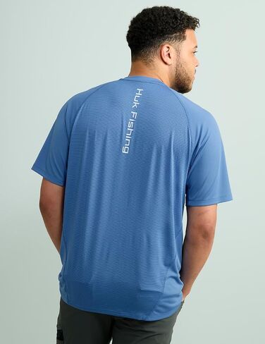 HUK Men's Icon Crew, Short-Sleeve Performance Fishing Shirt in Saudi Arabia