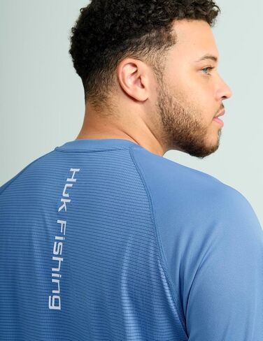 HUK Men's Icon Crew, Short-Sleeve Performance Fishing Shirt in Saudi Arabia