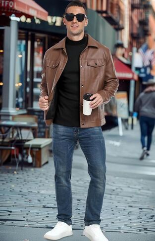 Sailwind Men's Mock Turtleneck Long Sleeve T Shirts Basic Slim Fit Pullover Sweater Thermal Lightweight Tees in Saudi Arabia