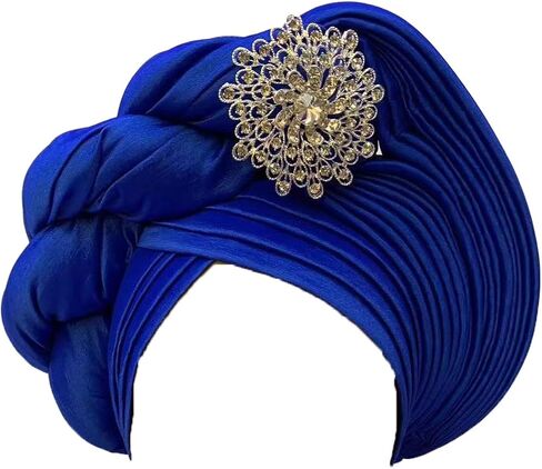 قبعات رأس أفريقية من Gele Headties لحفلات الزفاف قبعات Gele Headties مصنوعة يدويًا نيجيرية للنساء in Saudi Arabia