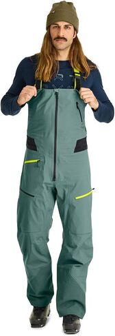 Ortovox Men’s 3L Deep Shell Bib Pants I Insulated, Waterproof Bib for Ski Touring, Freeride, Alpine & Backcountry Sports in Saudi Arabia