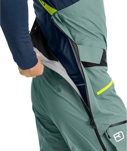 Ortovox Men’s 3L Deep Shell Bib Pants I Insulated, Waterproof Bib for Ski Touring, Freeride, Alpine & Backcountry Sports in Saudi Arabia
