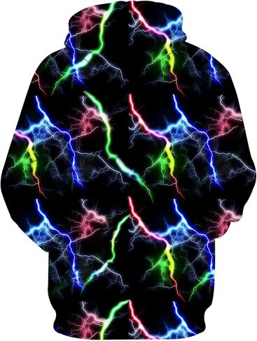 Yasswete Unisex Adults 3D Printed Fashion Hoodies for Men Women Pullover Novelty Sweatshirts with Big Pockets in Kuwait