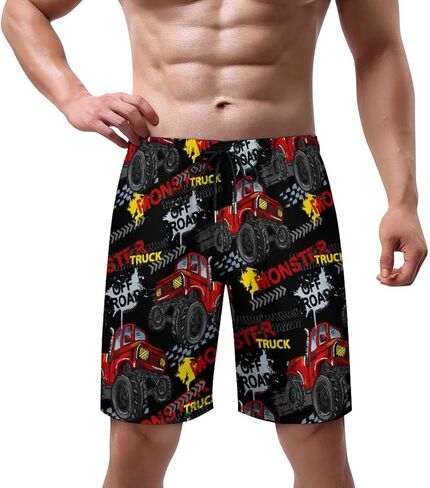 Mens Swim Trunks Quick Dry Swim Beach Shorts with Mesh Lining Pockets in Kuwait