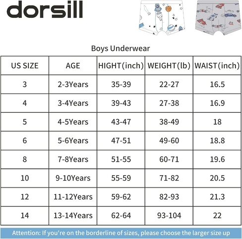 Child Boy Undwear Cotton Boxer Briefs Breathable Kids Animal Car Children Underpants Soft 8 Packs For 4-14 Kids in Saudi Arabia