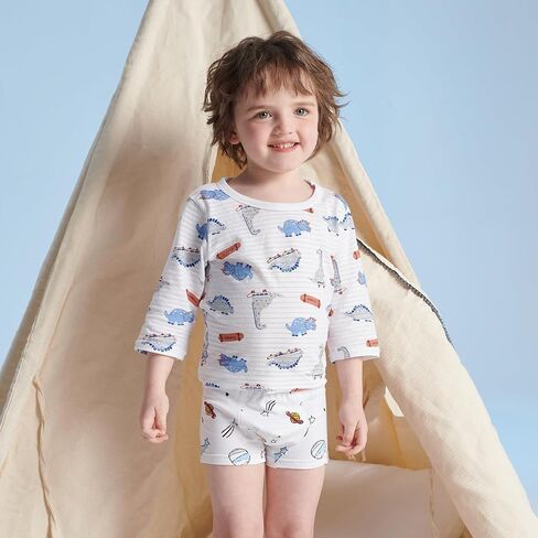 Child Boy Undwear Cotton Boxer Briefs Breathable Kids Animal Car Children Underpants Soft 8 Packs For 4-14 Kids in Saudi Arabia