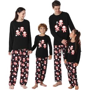 YEAXLUD Halloween Family Pajamas Set for Adult Women Men Skeleton Matching Spooky Pjs for Couples Pajama