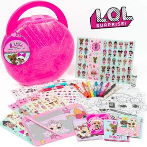 L.O.L. Surprise! Fashion Dolls Carry by Horizon Group USA. Create, Play & Store,DIY Activity Kit.Recreate Looks for 5 Paper Dolls,Repositionable Stickers.Scratch Art Stickers, Storage Case & More.