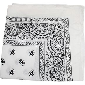 Paisley 100% Polyester Unisex Bandanas - 15 Pack - Bulk Wholesale