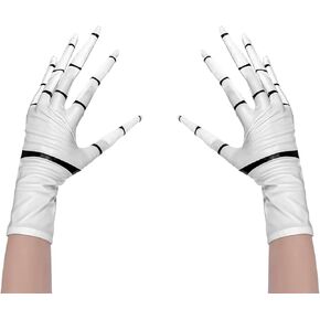 Men's Halloween Costume Skeleton Gloves