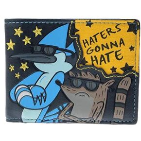 Regular Cartoon Show Haters Gonna Hate Themed Bifold Wallet