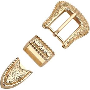 Belt buckle set, 3-piece set western denim buckle set, alloy belt buckle set, vintage gold replacement women's belt, belt buckle, gold