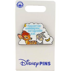 Disney Pin - Bambi - If You Can't Say Something Nice Don't Say Nothin' At All - Bambi & Thumper