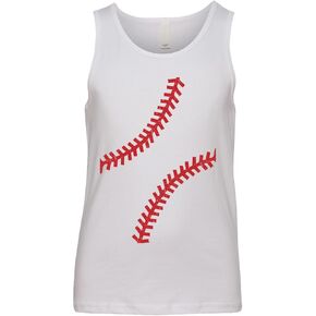 Threadrock Kids Baseball Seams Youth Tank Top