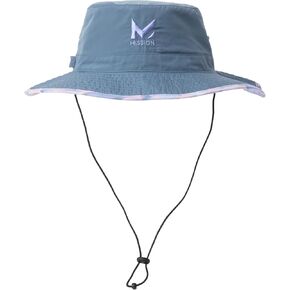 قبعة MISSION Cooling Bucket، Bering Sea Lilac - قبعة واسعة الحواف للجنسين للرجال والنساء - خفيفة الوزن وقابلة للطي ومتينة - تبرد حتى ساعتين - حماية من أشعة الشمس بعامل حماية من أشعة الشمس 50 - يمكن غسلها في الغسالة in Kuwait