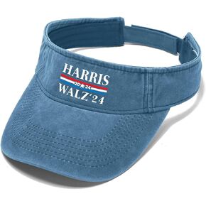 Harris Walz 2024 Campaign for President Harris Waltz Vintage Hats Visor Hat for Adult Sun Visor Hats