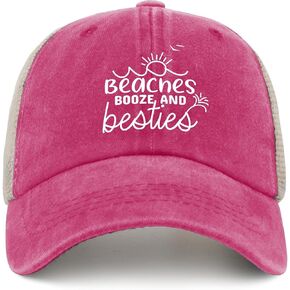Hat for Women Funny Girls Weekend Hat for Womens AllBlack Caps Retro for A Fisherman