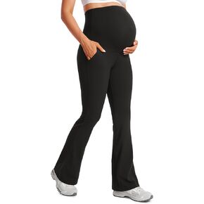سروال CRZ YOGA النسائي Butterluxe مضيئة مع جيوب 31 بوصة - سروال حمل اليوغا النشط للتمرين فوق البطن ناعم