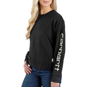 Carhartt Women's Tencel Fiber Series Loose Fit Sleeve Graphic Sweatshirt