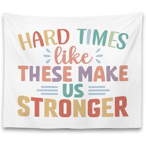 MNASAIOO Inspirational Boho Colorful Wall Tapestry Hanging for Classroom, Motivational Positive Tapestries Wall Hanging Decor Gifts for Women Kids Bedroom Living Room Home Dorm Office 50x60 inches