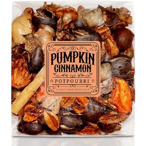 Pumpkin Cinnamon Fall Potpourri Bag - Autumn Scented Blend with Natural Elements, Ideal for Home Decoration and Fragrance - Perfect for Thanksgiving Harvest as Bowl, Vase, and Sachet Fillers