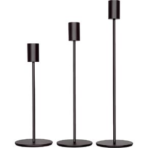 Set of 12 French Gold Taper Candle Holders Bulk Candlestick Holders, Decor Candle Stick Candle Holder for Table or Mantel Centerpiece, Wedding, Dinning, Party Home Decor