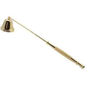 Automatic Candle Extinguisher, Gold Metal Candle Snuffer Wick Snuffer with Long Handle Candlesnuffers Candle Sleeves Accessories