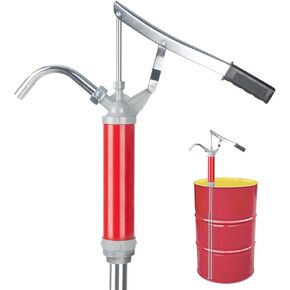 AIGMISON Lever Action Barrel Pump,Barrel Hand Pump with Telescoping Suction Tube Fits 5 to 55 Gallon Drums,Perfect for Transferring Motor Oil, Diesel, Lubricants, Kerosene, and Fuel