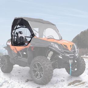 KEMIMOTO UTV Soft Cab Enclosure Compatible with ZForce 800 EX/Trail (2014-2018), ZForce 500 (2016-2022), and ZForce 1000 (2017-2018) - Fits Windshields, Roofs, and Side Mirrors.