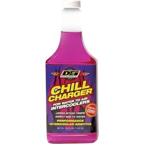 DEI Chill Charger Water-to-Air Intercooler Additive Engine Coolant for Auto Turbo and Supercharger Systems Lowers Intake Temperatures 16 oz