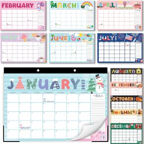 Doodle Large Desk Calendar 2025-2026 - 2025 Desk Calendar Large, Desk Calander, Small Desk Calendar 2025-2026, Large Calendar 2025-2026, Desktop Calendar, 2025 Desk Calender, 2025 Desk Calendars