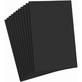 Do²ping Black Foam Sheets Crafts, 8.5x5.5 Inch Eva Craft Foam Paper for Crafts Project Classroom Scrapbook DIY Cosplay (Black-10 Sheets)