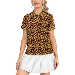 Women's Polo Shirts Casual Collared Tennis Shirts Golf Shirts Quick Dry Short Sleeve Golf Polos Summer Tops