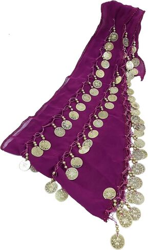 Shakira Dance Belt for Wedding and Henna Night, Shakira Belt for Dance Days Damson in Saudi Arabia